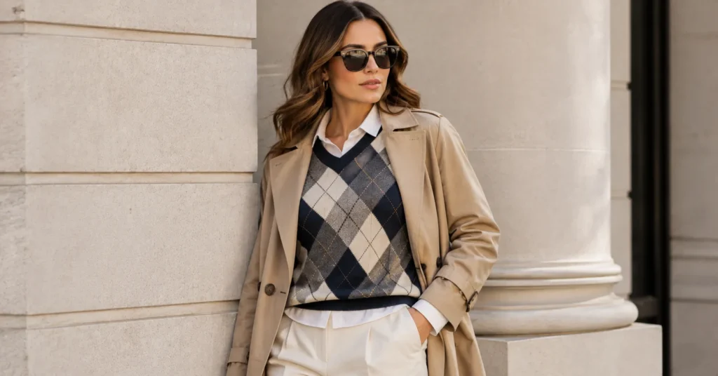 Argyle Sweater: The Complete Guide to Timeless Fashion & Styling 10 Argyle Sweater showcasing timeless heritage style with a modern fashion perspective