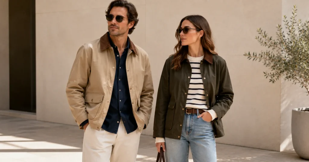 Barn Jacket: Timeless Style, History & Modern Outfit Inspiration 8 Barn Jacket styled with versatile gender-neutral fashion inspiration.