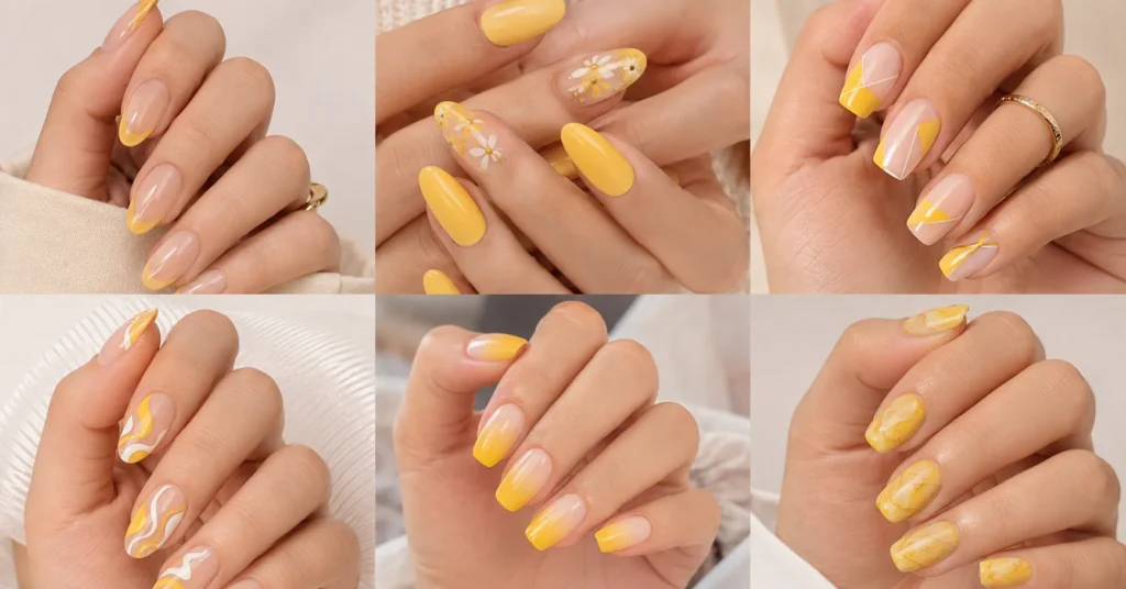 Yellow Nail Colour: Best Bright Nail Designs That Instantly Stand Out 8 Creative Yellow Nail Colour nail art ideas for modern manicures