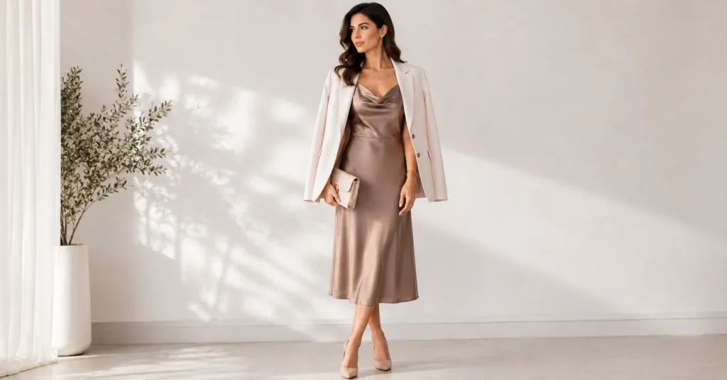 First Date Outfit Ideas: What to Wear to Make a Perfect First Impression 4 First Date Outfit Ideas with an elegant dinner date outfit for a sophisticated evening