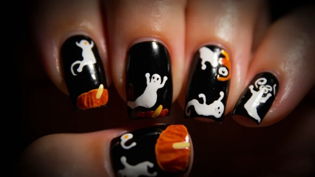 Hailuo Image Ghost and Pumpkin Art Hallowee 435644266447699974