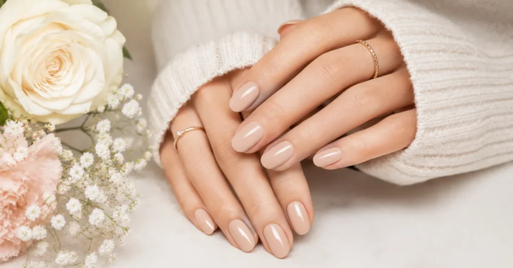 Nude Nails: The Timeless Elegance Every Woman Deserves 8 Nude Nails representing timeless elegance and feminine style