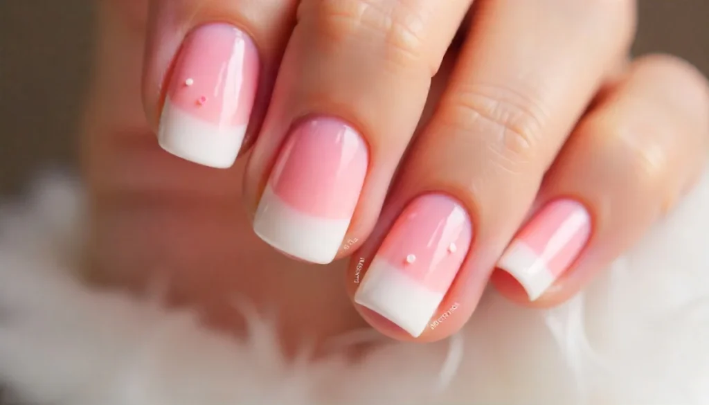 Ombre Baby Pink Nails