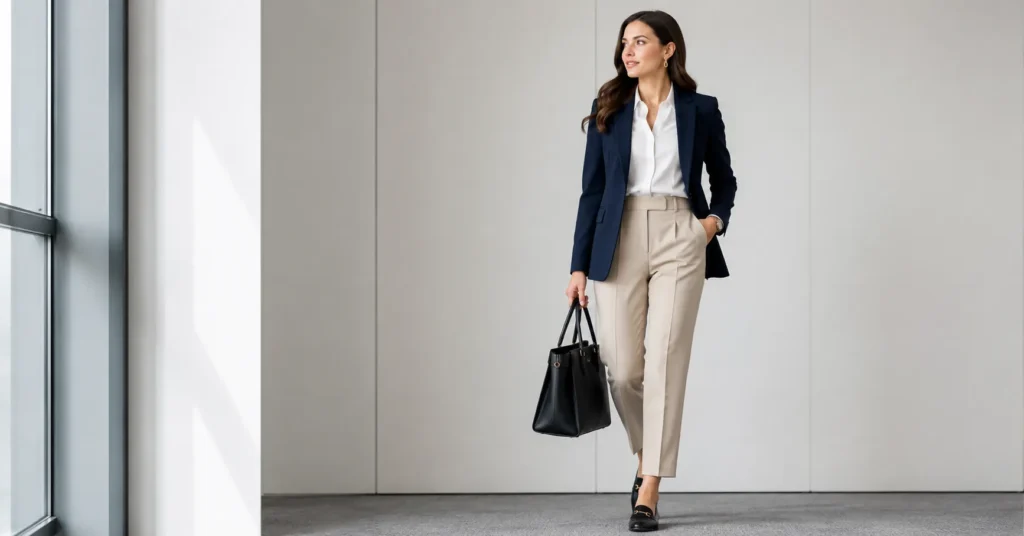 Outfit Ideas: Stylish Looks for Work, Weekends, and Special Events 5 Professional Outfit Ideas for women featuring modern office-ready business fashion.