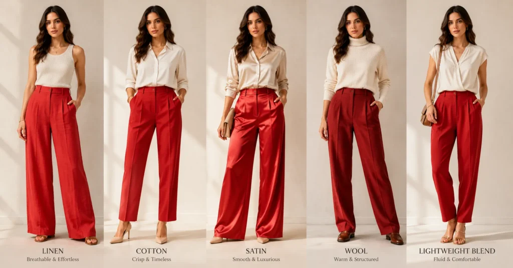 Red Pants: Stunning Outfit Ideas to Instantly Elevate Your Style 12 Red Pants available in premium fabric options