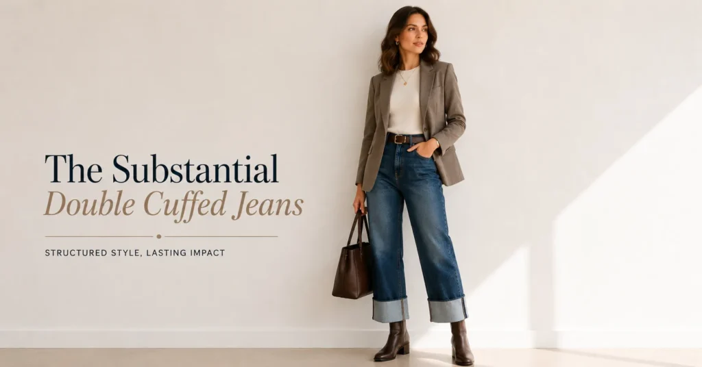 Cuffed Jeans: The Complete Guide to Every Cuff Style and How to Wear Them 9 Substantial Double Cuffed Jeans fashion styling