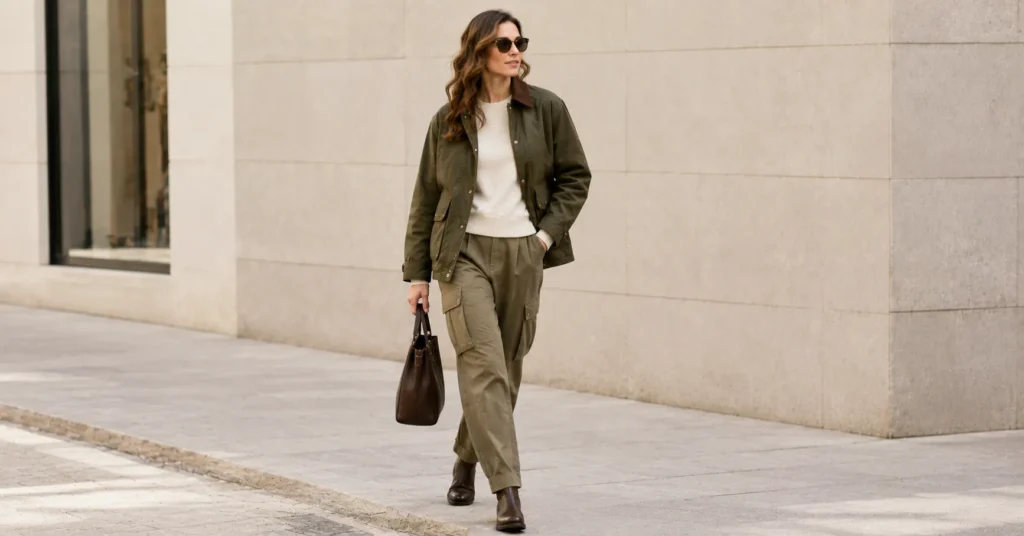 Barn Jacket: Timeless Style, History & Modern Outfit Inspiration 10 Urban utility Barn Jacket outfit with practical contemporary styling.
