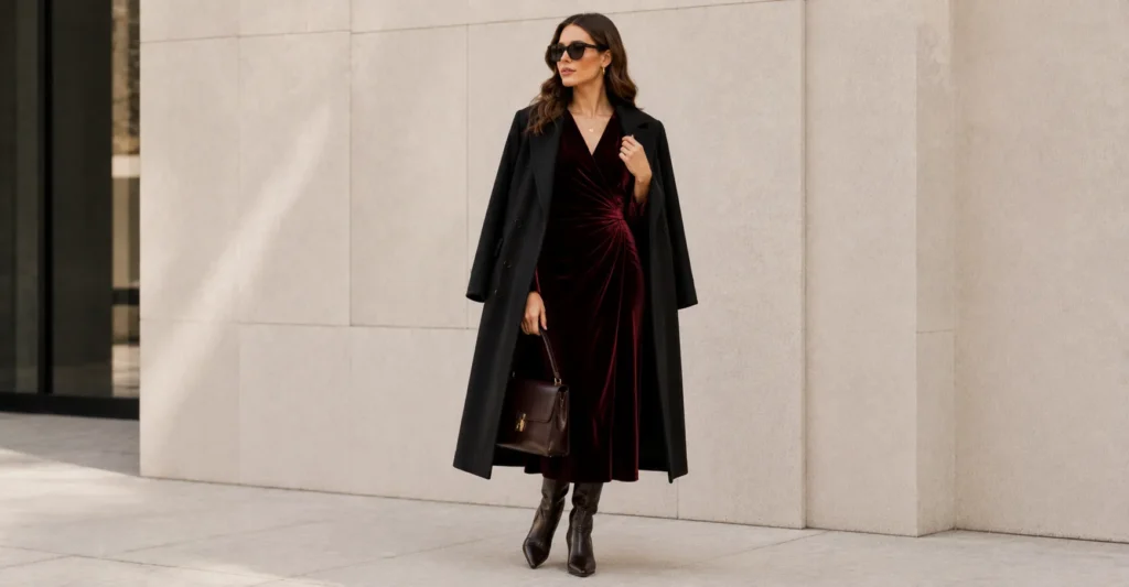 Winter Fashion 2026: Powerful Style Trends Every Woman Loves 10 Winter Fashion 2026 elegant evening outfit ideas for women.