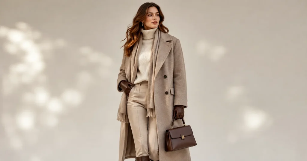 Outfit Ideas: Stylish Looks for Work, Weekends, and Special Events 13 Winter Outfit Ideas featuring elegant layered cold-weather fashion and timeless outerwear.