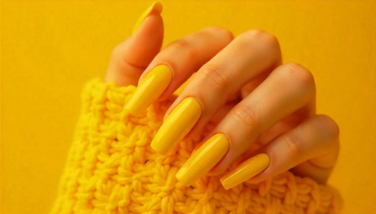 Yellow Nail Colour