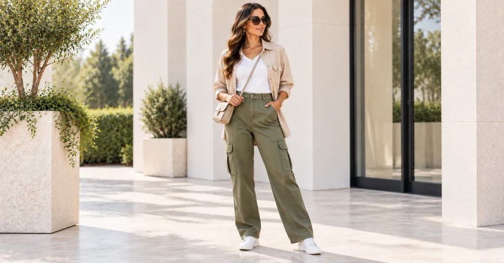 15 Types of Pants for Women: Stylish & Ultimate Guide to Every Pant Style 9 Types of Pants women's cargo pants outfit
