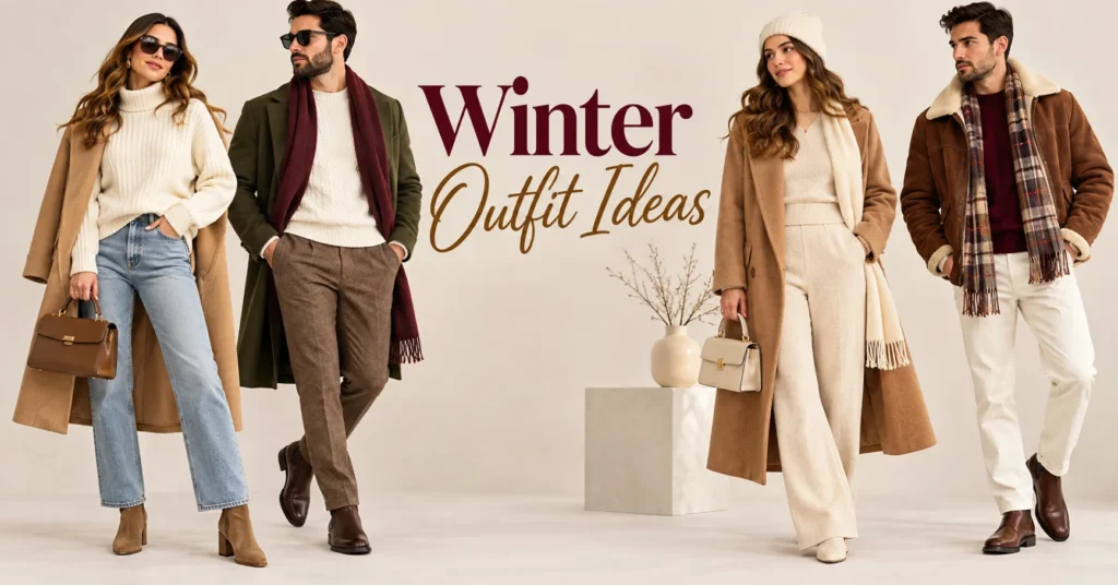 14 Stunning Winter Outfit Ideas to Stay Warm and Stylish All Season 4 Winter Outfit Ideas featuring stylish layered cold-weather looks for women and men