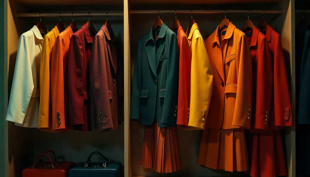 Preppy Outfits: How to Master the Classic, Clean-Cut Style 5 freepik closet aesthetic with neatly arranged polos blazer 18788