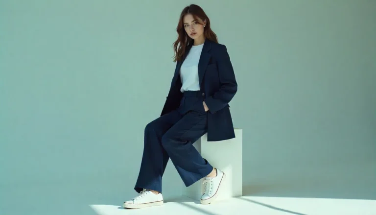 Work Outfits with Sneakers