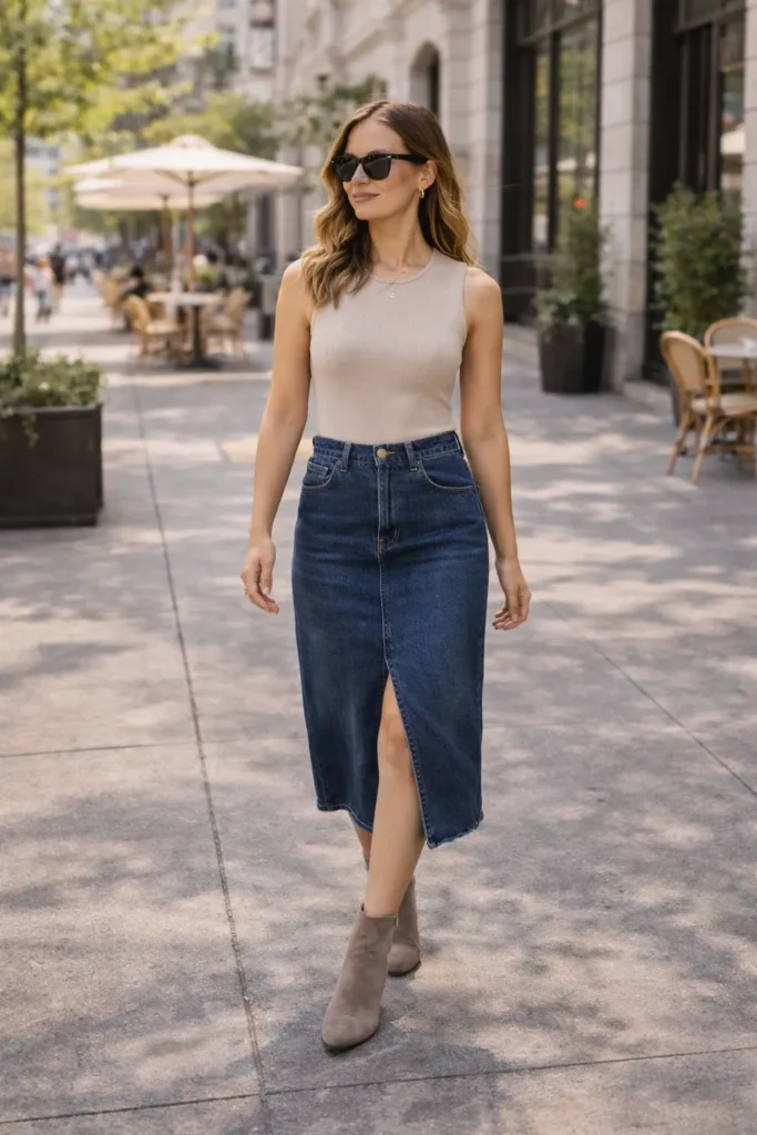 Denim Skirt Outfits: The Ultimate Style Guide for 2026 10 7 18