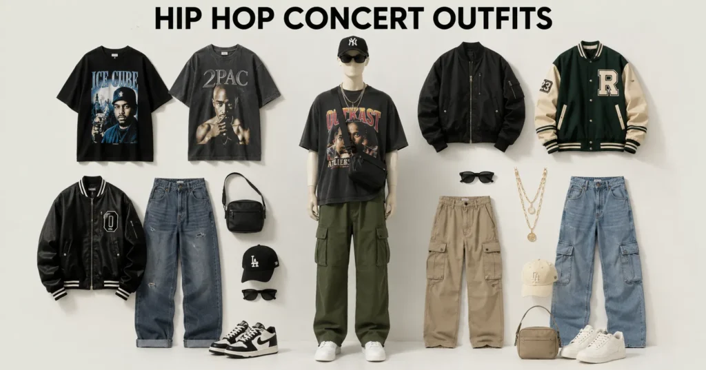 Hip Hop Concert Outfits: What to Wear for Style, Comfort, and Unforgettable Vibes 11 Capsule wardrobe essentials for creating stylish Hip Hop Concert Outfits.