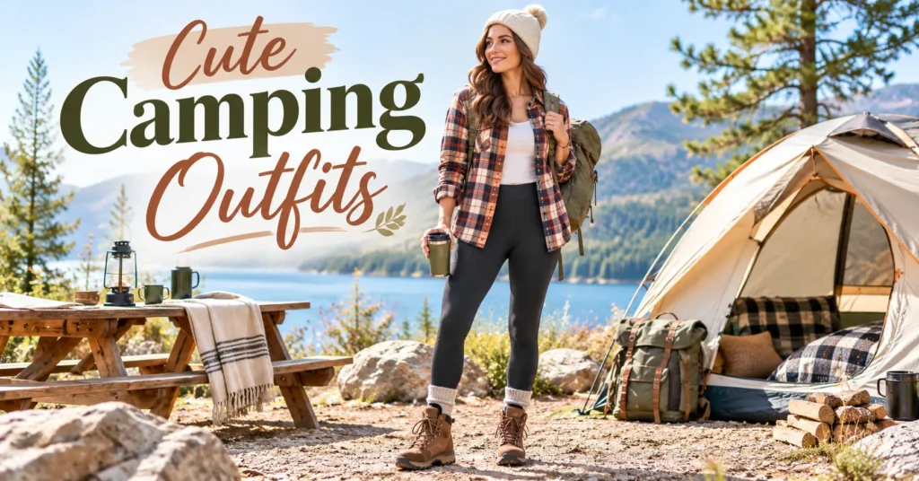 Cute Camping Outfits featuring stylish and comfortable outdoor clothing