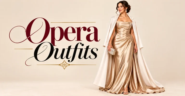 Elegant Opera Outfits for a sophisticated evening performance