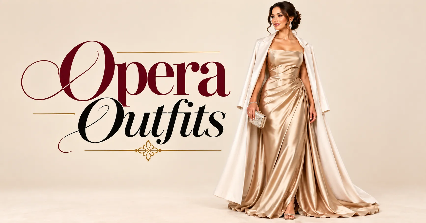Elegant Opera Outfits for a sophisticated evening performance