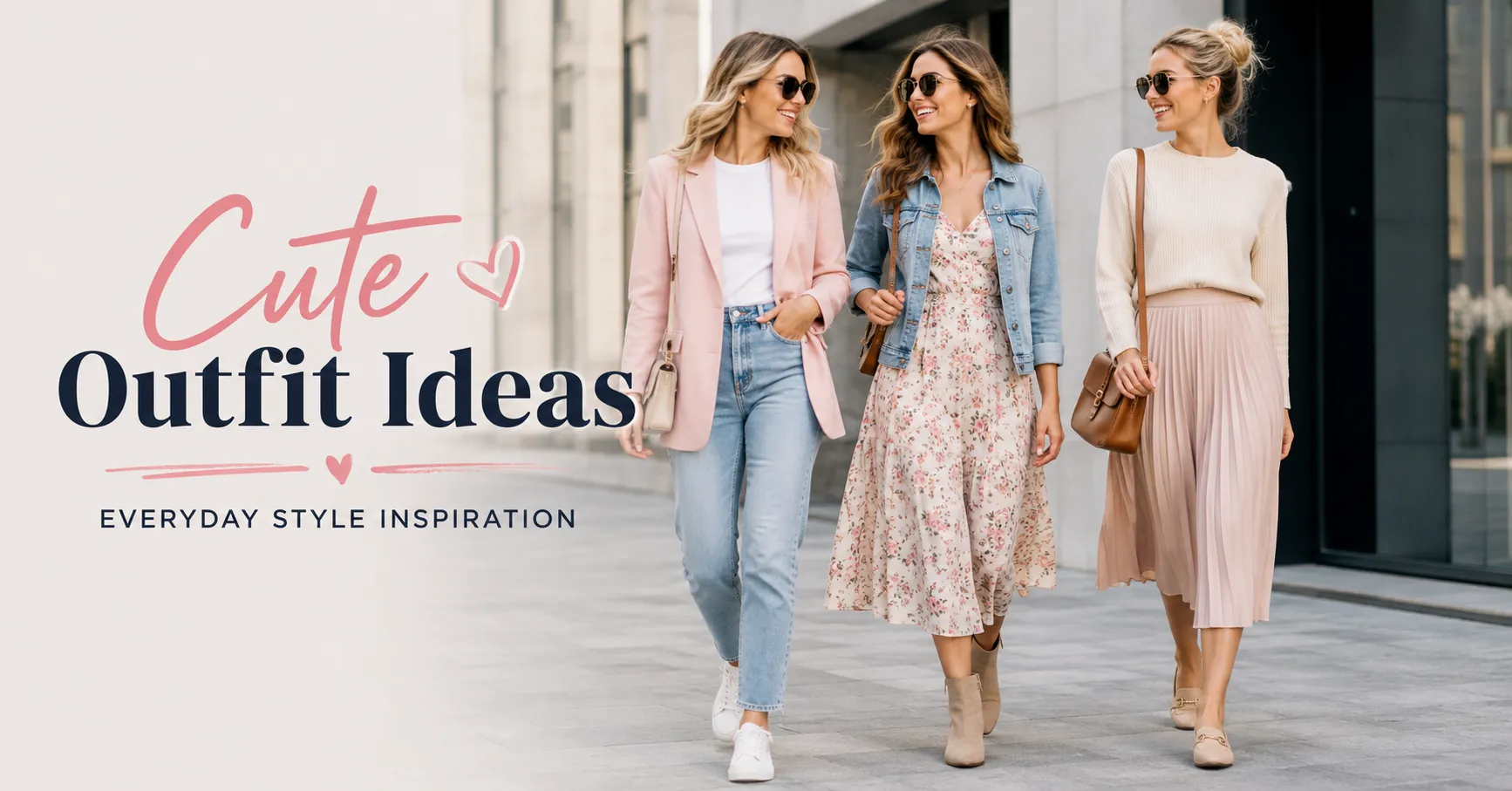 Cute Outfit Ideas featuring stylish women wearing casual chic everyday fashion.