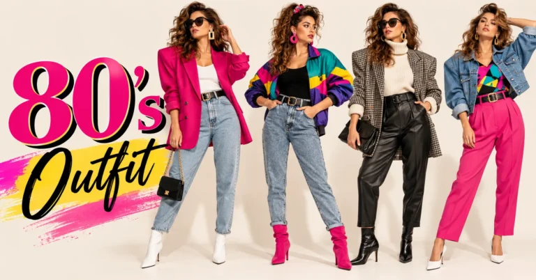80's Outfit Ideas featuring a stylish modern interpretation of iconic 1980s fashion.