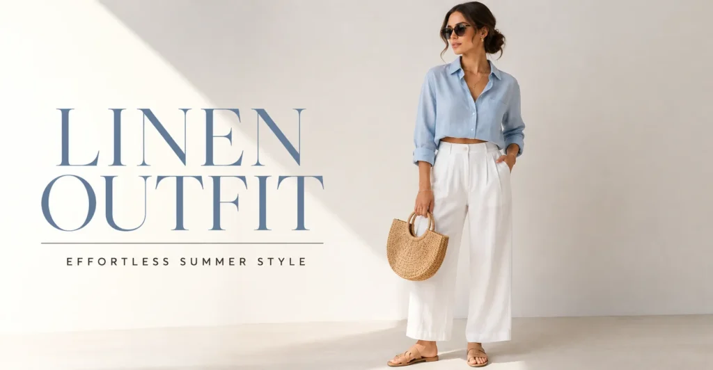 Cropped Top Outfit Ideas: Stylish Looks for Every Occasion 10 Cropped Top Outfit featuring breathable linen pieces for summer.