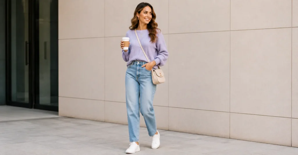 Closet Full, Outfit Empty? Try These Cute Outfit Ideas 14 Cute Outfit Ideas with cozy knitwear and casual weekend style.