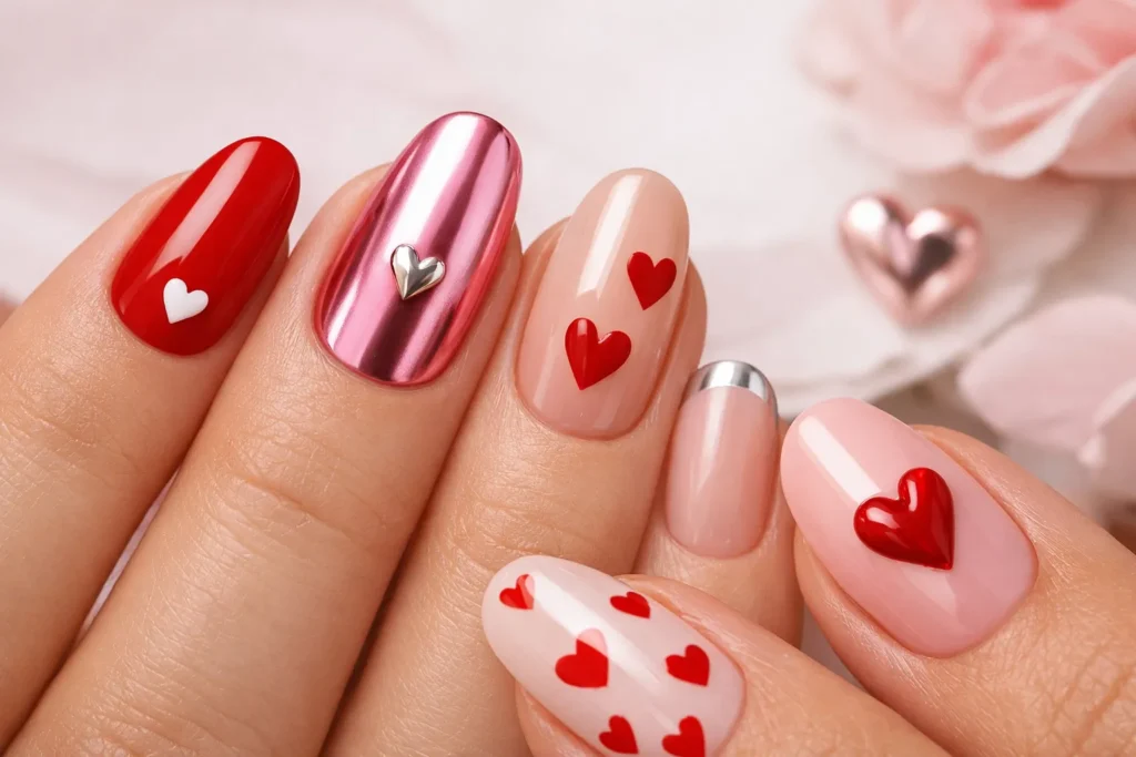 Valentines Nails 