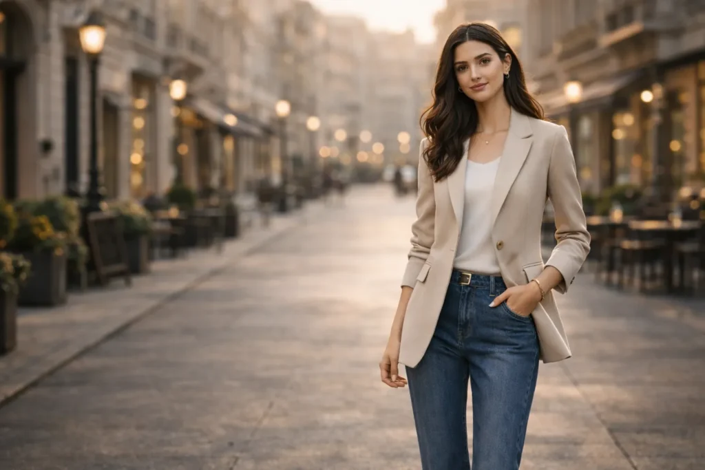 Blazer and Jeans for Female