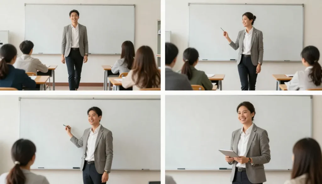 Teachers demonstrating comfort, confidence, and professionalism in classroom outfits