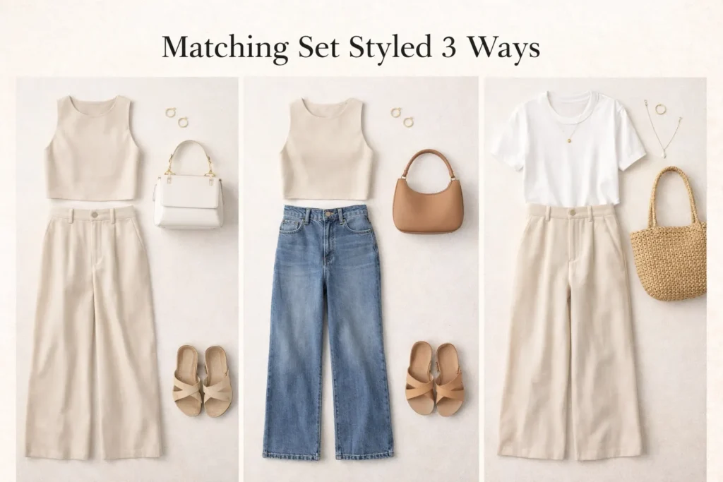 Street style inspiration featuring two piece outfits