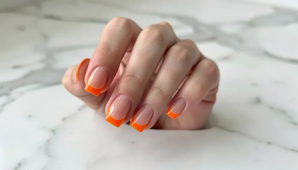 Orange Nail Designs