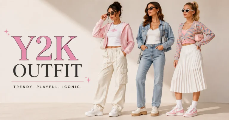Y2K Outfit inspiration featuring trendy early-2000s fashion with modern styling.