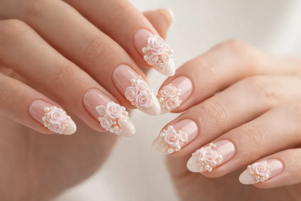 3D Flower Nails: Your Guide to the Floral Manicure 2 3D Flower Nails
