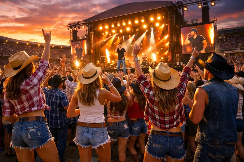 Luke Bryan Concert Outfit Ideas: Boots, Denim & Country Style 2 Luke Bryan Concert Outfit