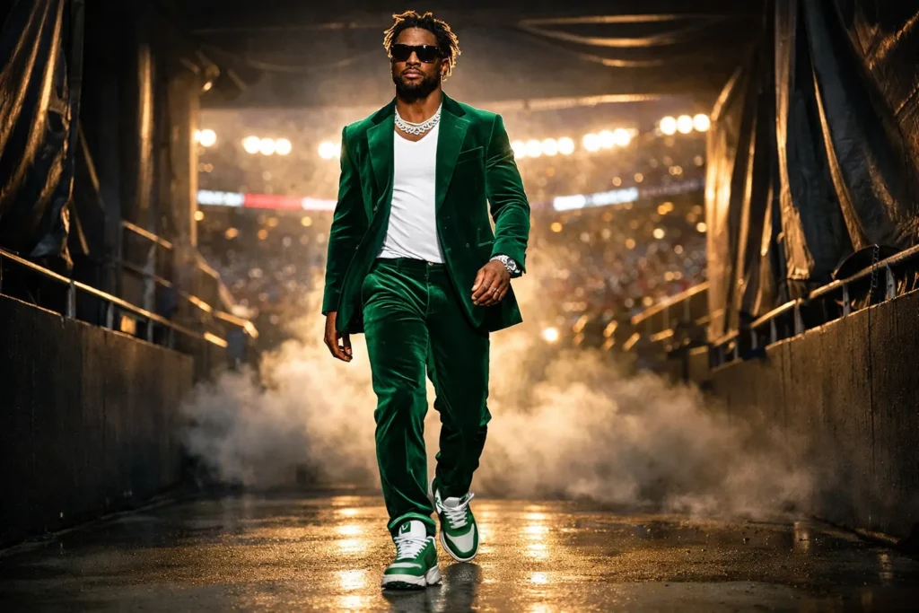 Mack Hollins Super Bowl Outfit