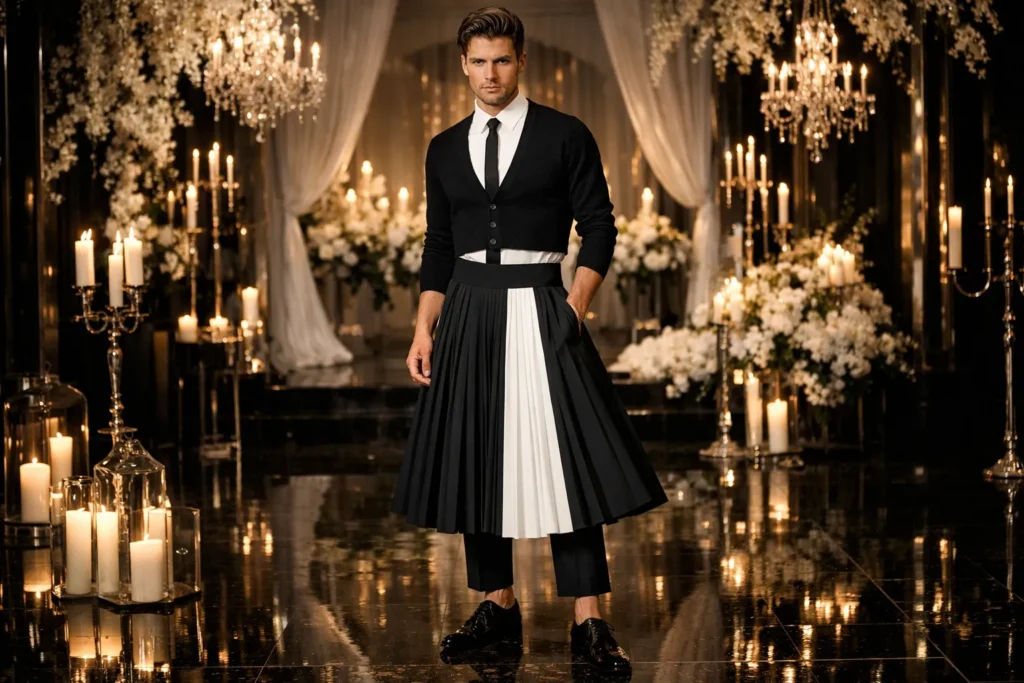 David Rose Wedding Outfit