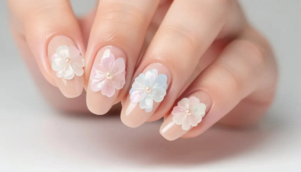 3D Flower Nails: Your Guide to the Floral Manicure 4 3 11