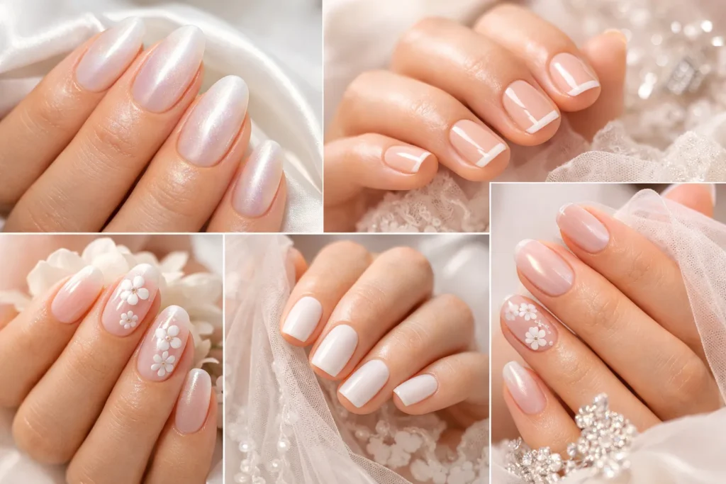 The Perfect Wedding Nails: Trends, Shapes, and Bridal Manicure Tips 4 3 91