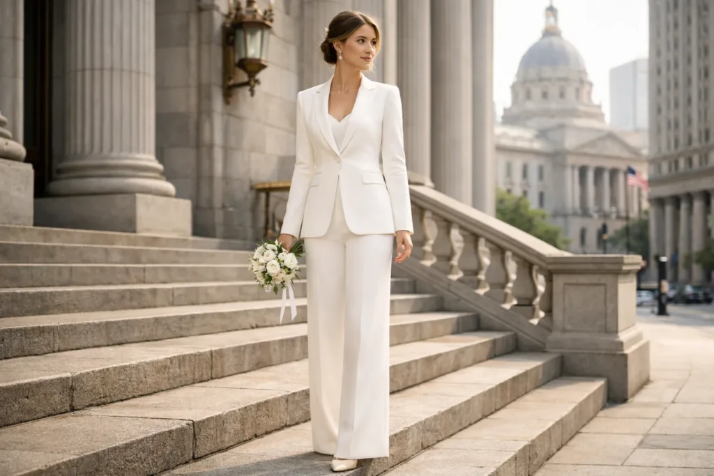 The Guide to Finding Your Perfect Courthouse Wedding Dress 3 4 10