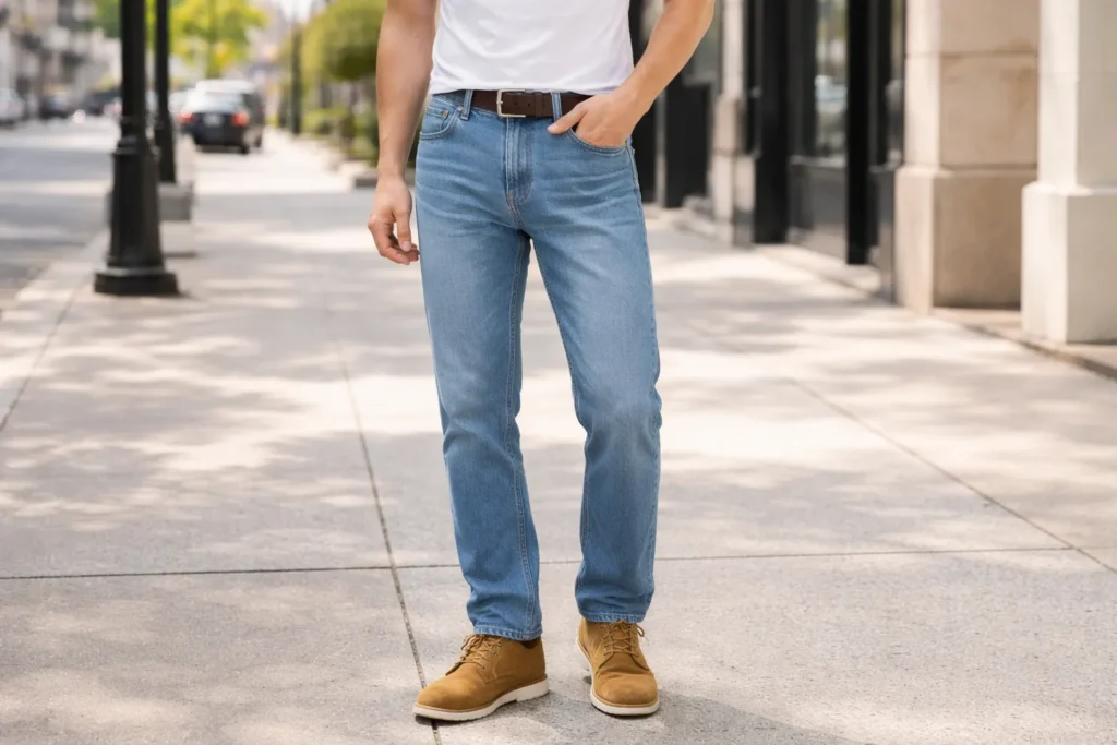 men wearing size 30 jeans outfit