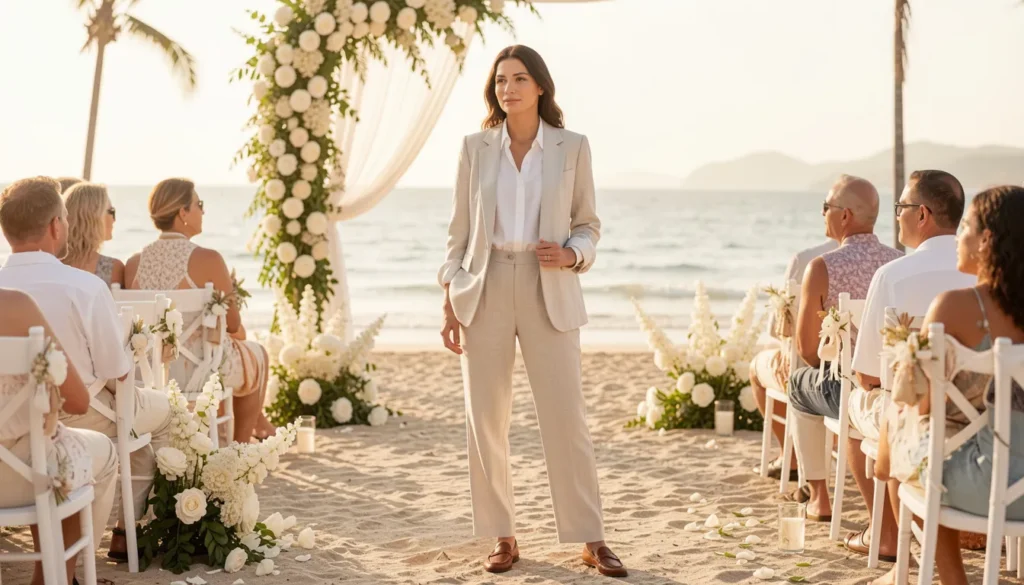 Tomboy Wedding Guest Outfit