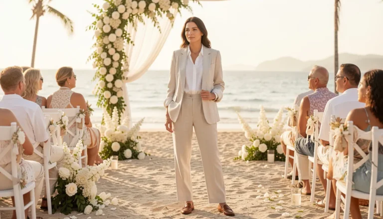 Tomboy Wedding Guest Outfit