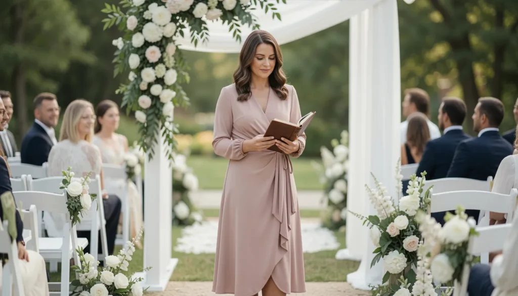 Wedding Officiant Outfit Female: The complete Style Guide 5 4 85