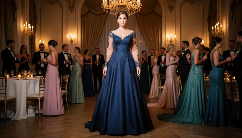 Elegant Long Sleeve Wedding Guest Dresses for Every Season 7 6 16