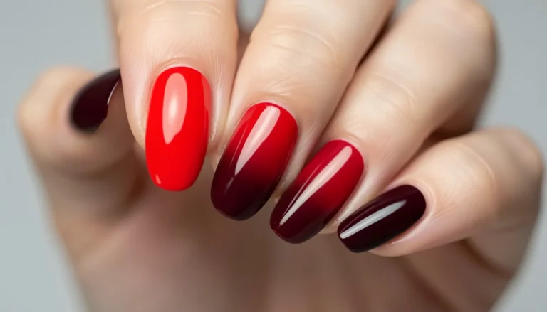 Red Nail Patterns