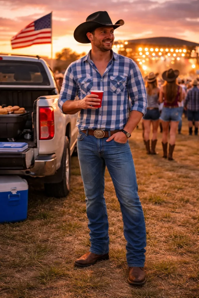 Luke Bryan Concert Outfit Ideas: Boots, Denim & Country Style 8 7 63