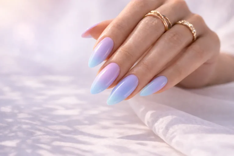 Summer Almond Nails