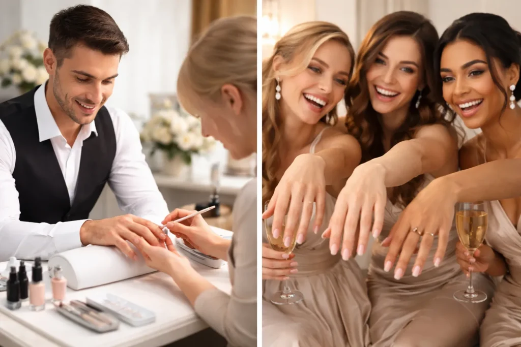 The Perfect Wedding Nails: Trends, Shapes, and Bridal Manicure Tips 9 8 83