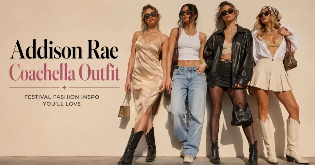 Addison Rae Coachella Outfit: Effortless Festival Style You'll Love 5 Addison Rae Coachella Outfit inspiration featuring modern festival fashion trends with Y2K style and effortless layering.